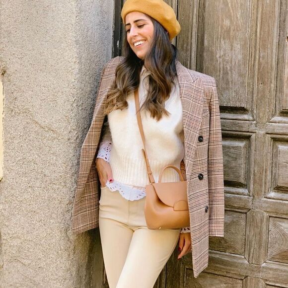 Mango Plaid Jacket Blazer new - Picture 12 of 12